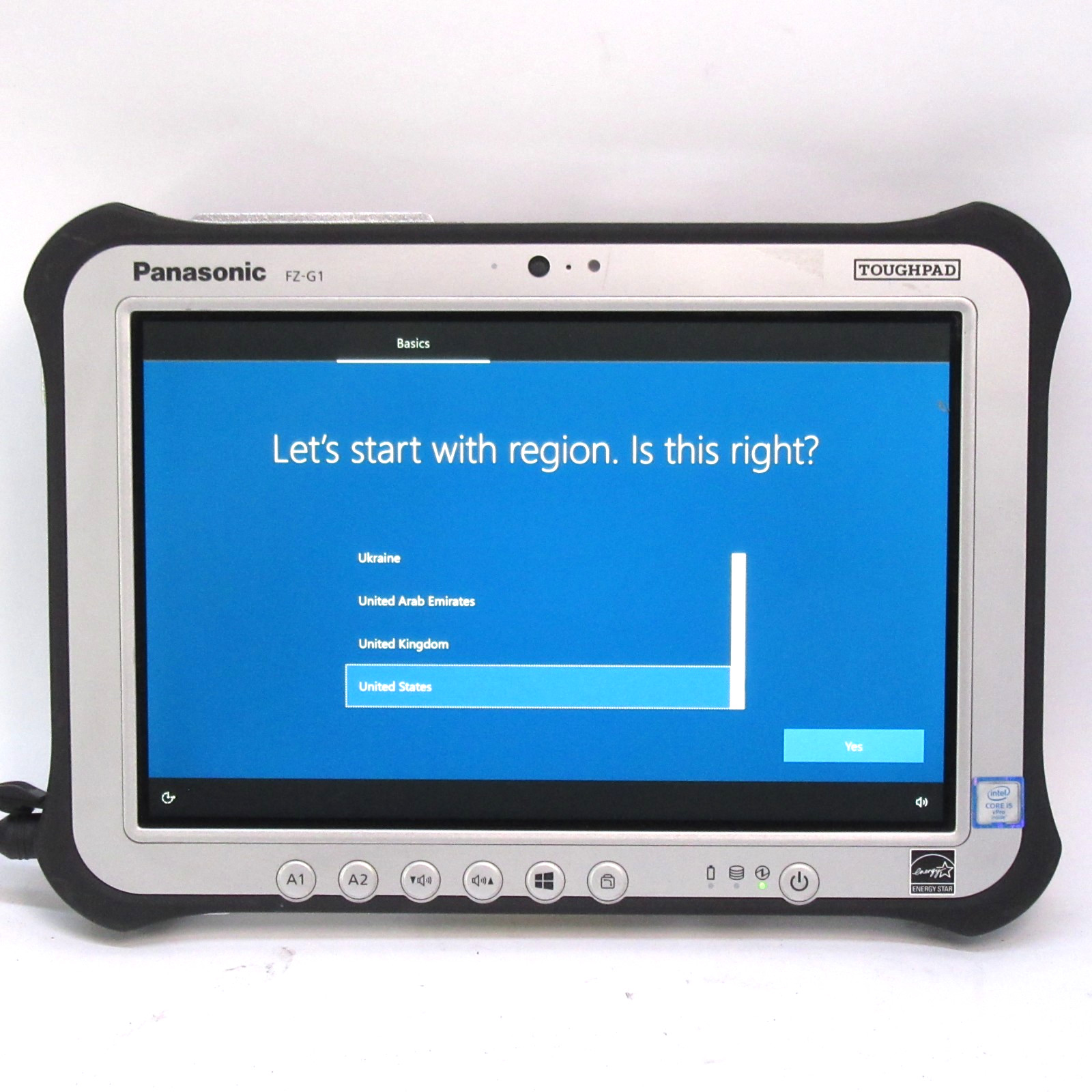 Panasonic Toughpad FZ-G1 | FZ-G1P5-03VM i5-6300u, 8GB 256GB SSD, GPS, T12-C8
