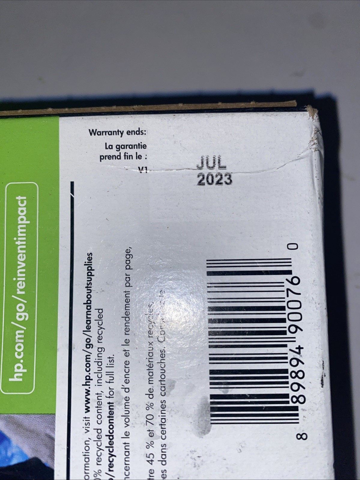 Exp: 07/23 HP 65 (T0A36AN) Black & Tri-color Original Ink Cartridges
