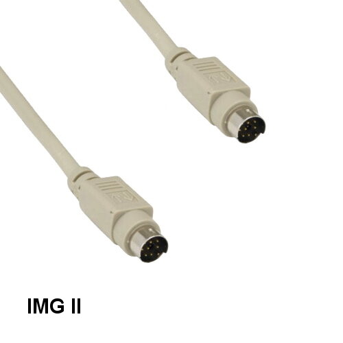 6ft Mini DIN 8 Pin Male to Male Cable 28AWG for Mac to Printer Imagewriter II