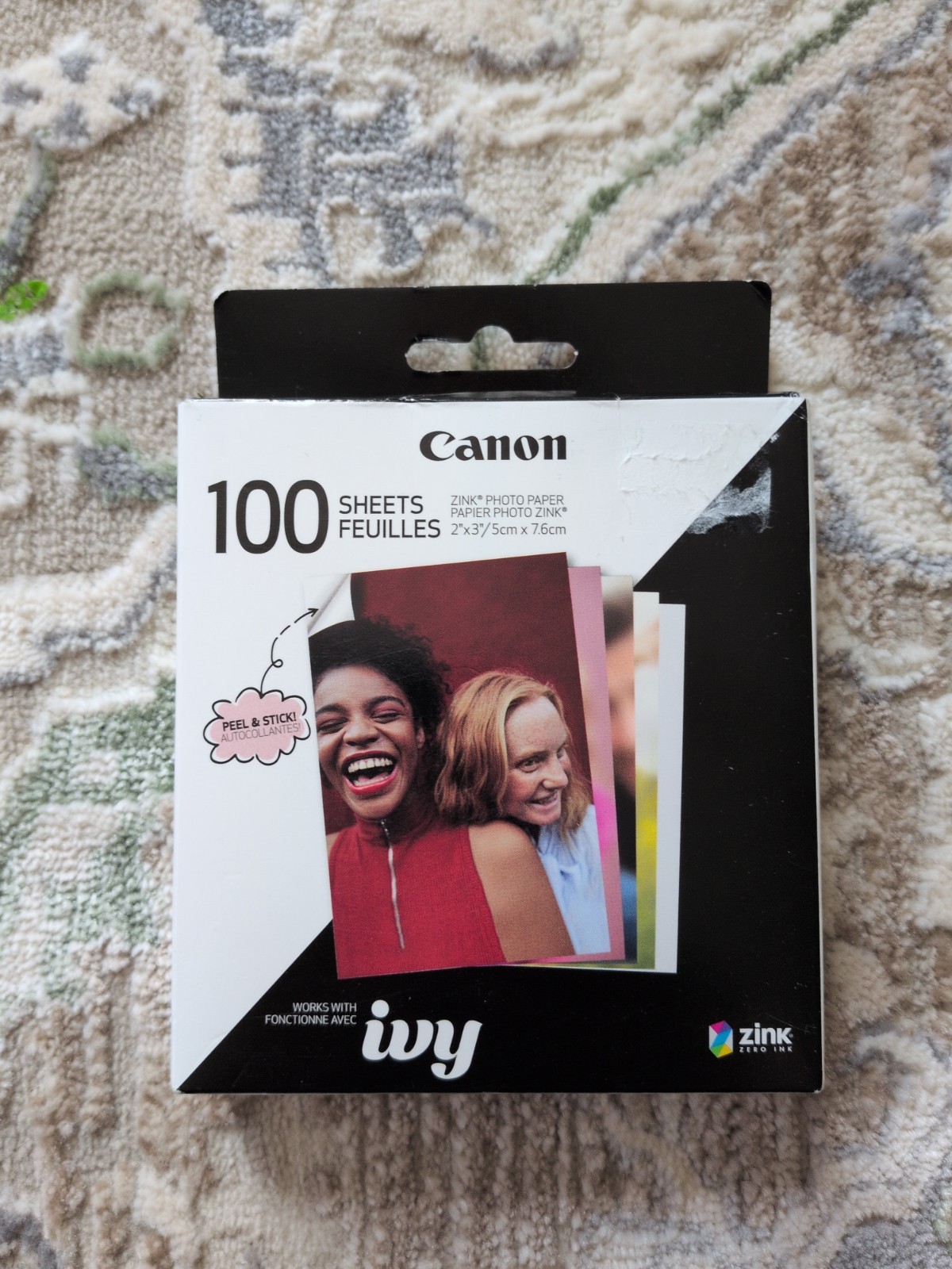 Canon – ZINK Glossy Photo 2″ x 3″ 100-Count Paper