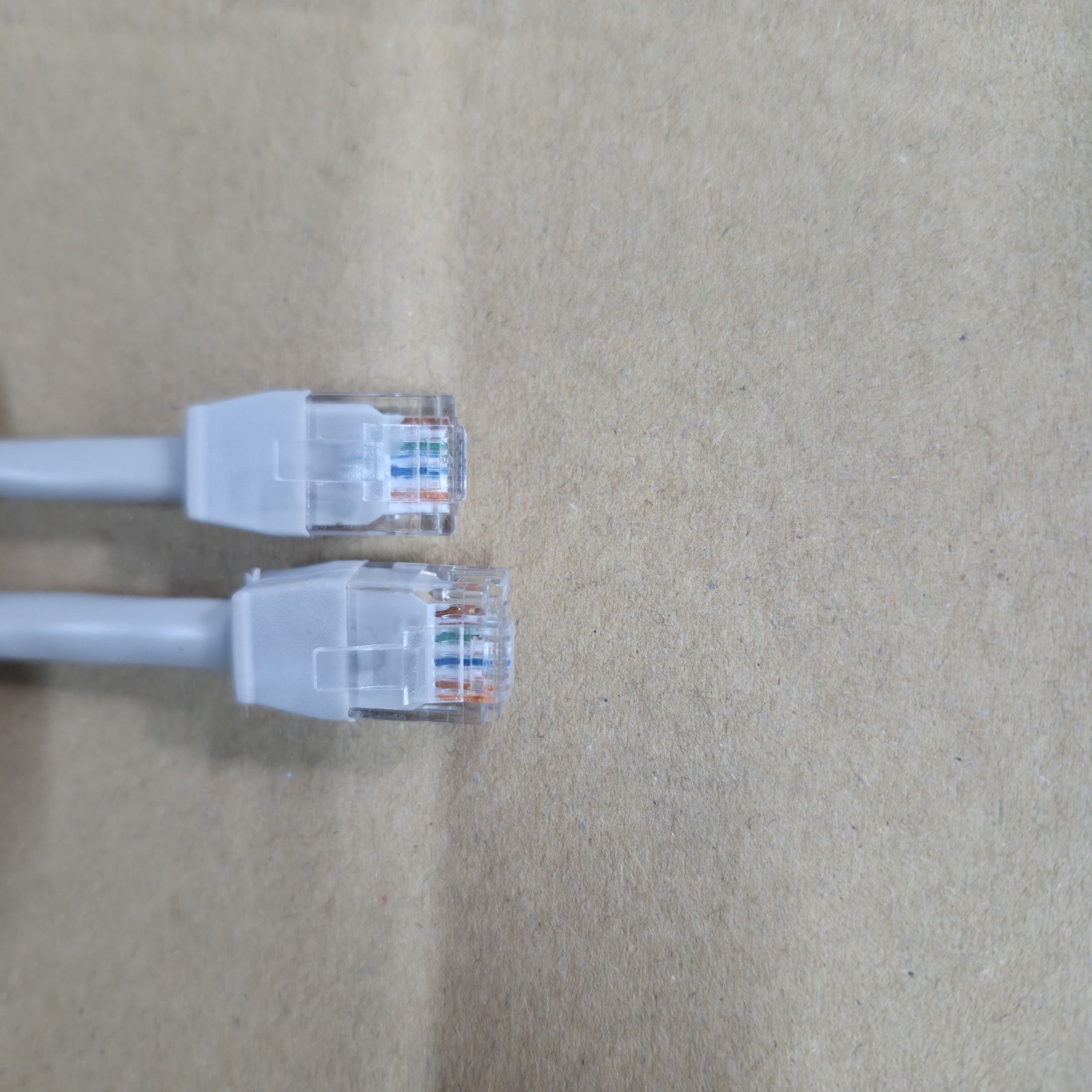 3PK RJ-45 Ethernet Patch Cable 6ft White RJ-45 Male to RJ-45 Male Round