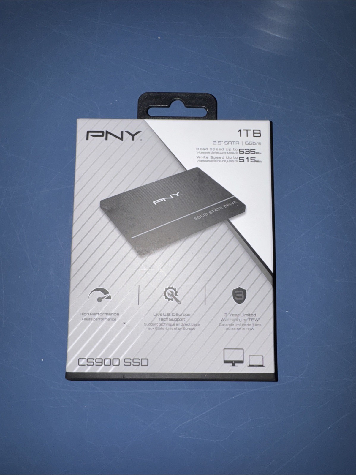 PNY CS900 1TB 2.5″ Internal SSD (SSD7CS900-1TB-RB)