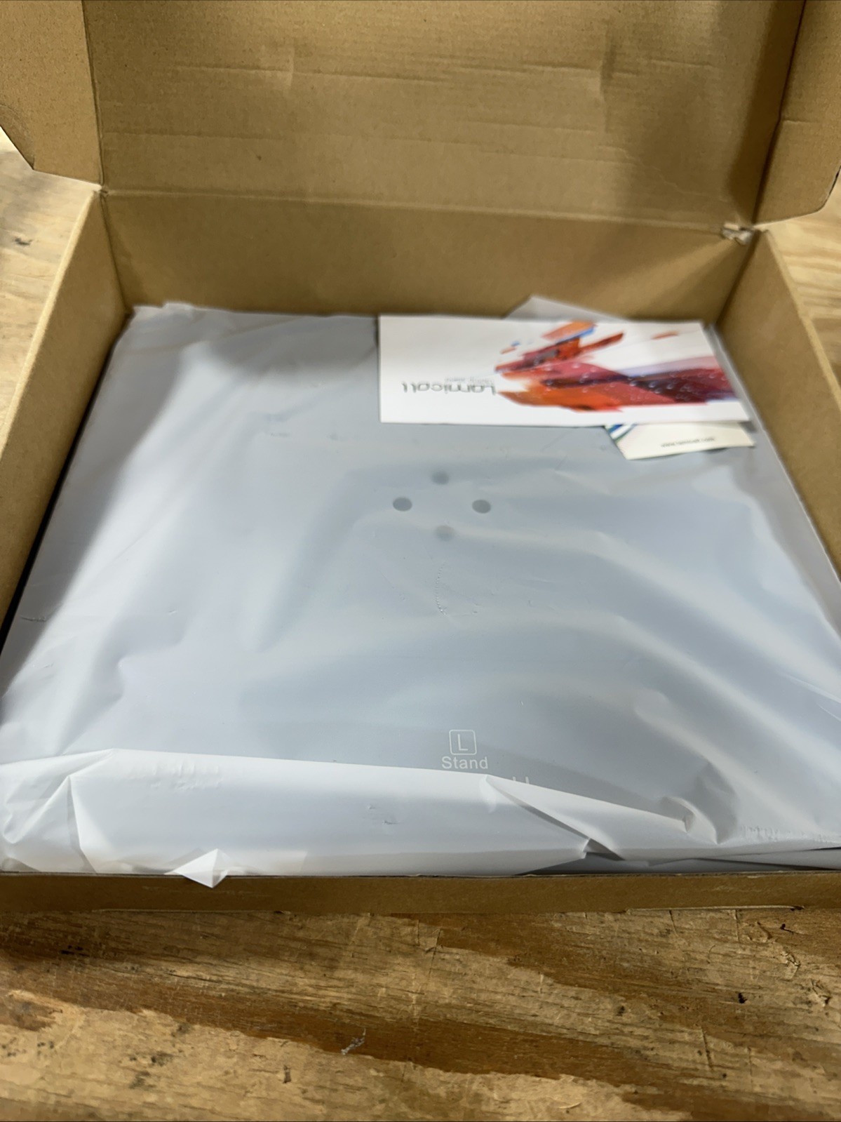 Lamicall “L” Silver 360 Rotatable Laptop Stand L- Opened Box