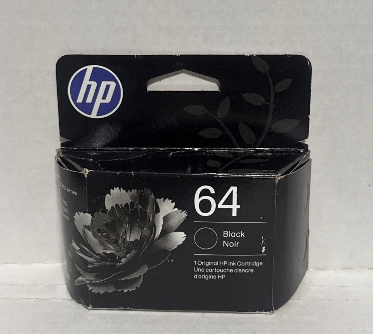 Genuine HP 64 Black Ink Cartridge N9J90AN – OEM Original – March 2028