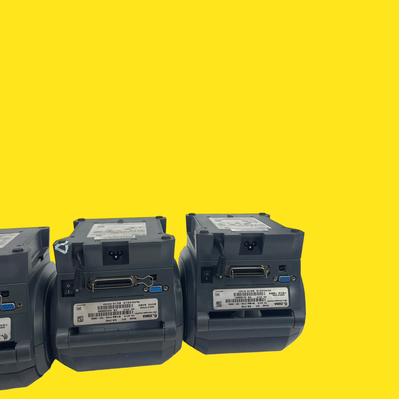 3-pack ISSUE Zebra ZP450 ZP450-1501-0000A Thermal Label Printer #5432 Z52/13a