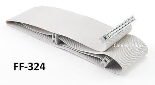 24 inch 34-Pin 3.5in IDC Floppy 2-Drive Ribbon Cable, CablesOnline FF-324