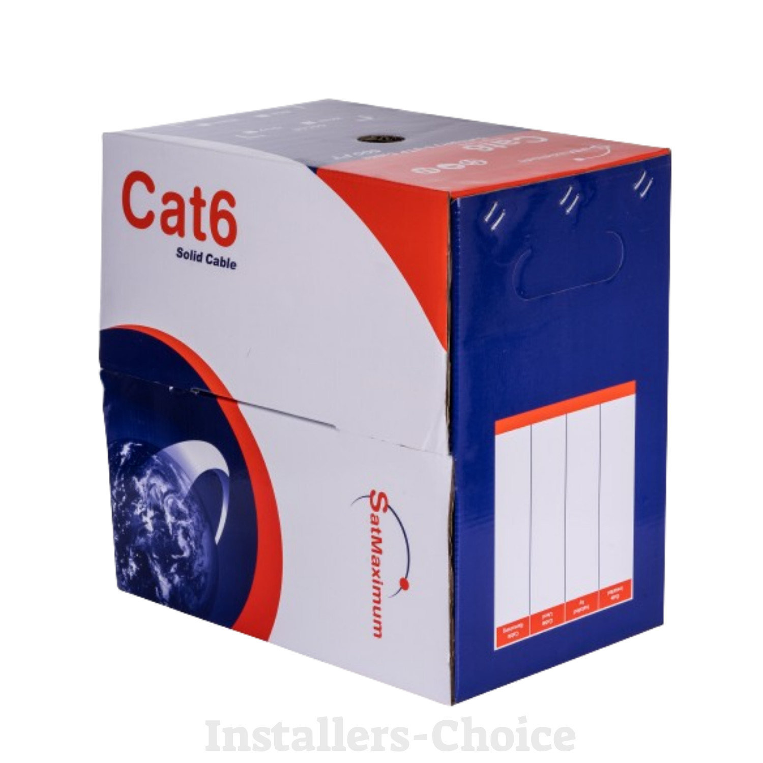 Cat6 500ft cable UTP Solid Gray LAN Netwrok Ethernet RJ45 Bulk 23 AWG