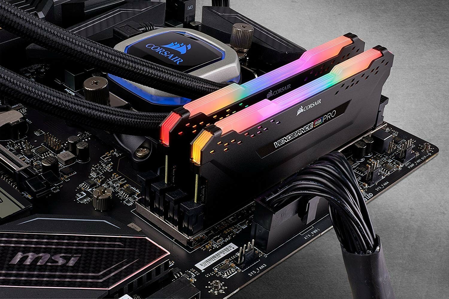 CORSAIR Vengeance RGB Pro 16GB (2 x 8GB) 288-Pin DRAM DDR4 3000 (PC4 24000) CMW1