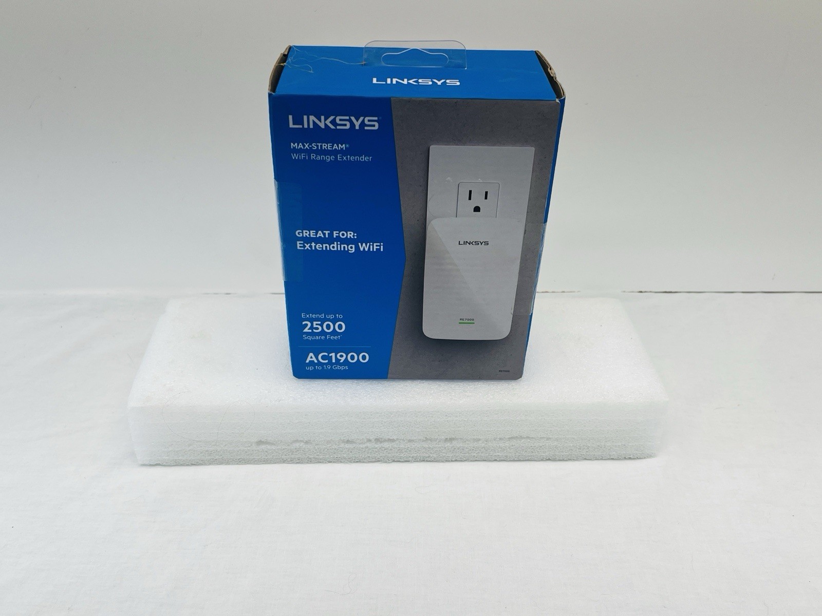 Linksys AC1900 Max Stream RE7000 Gigabit Range Extender WiFi Booster Repeater