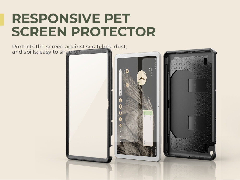 Dexnor Full Body Case for Google Pixel Tablet 11 in 2023 Shockproof Kickstand