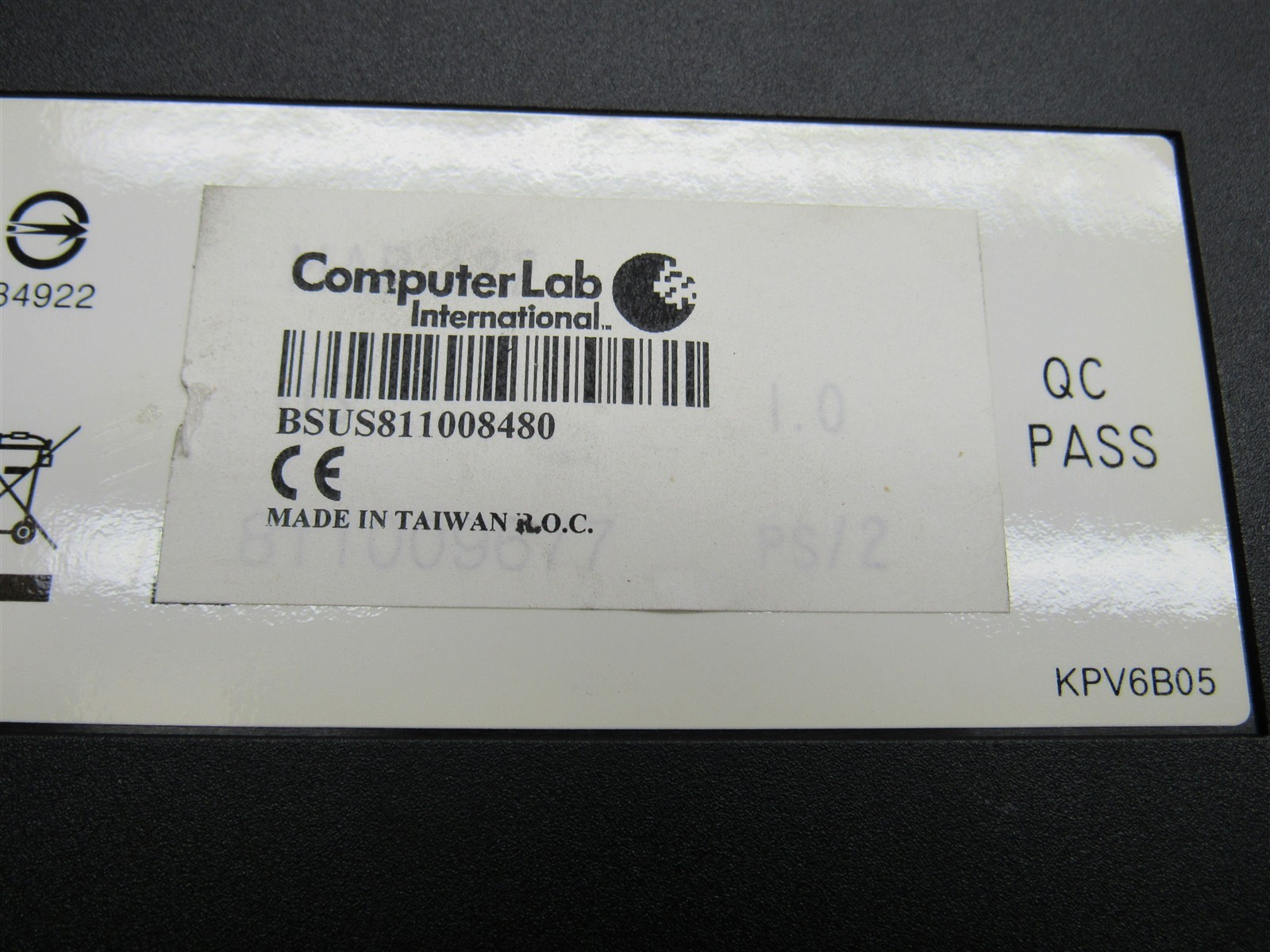 CLI Computer Lab International 122-Key Ps/2 Keyboard BSUS811008480