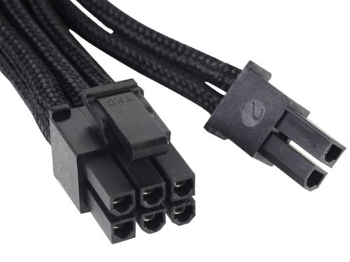Silverstone PP06B-PCIE55 550mm Sleeved 1X PCI-E 8pin (6+2) Cable