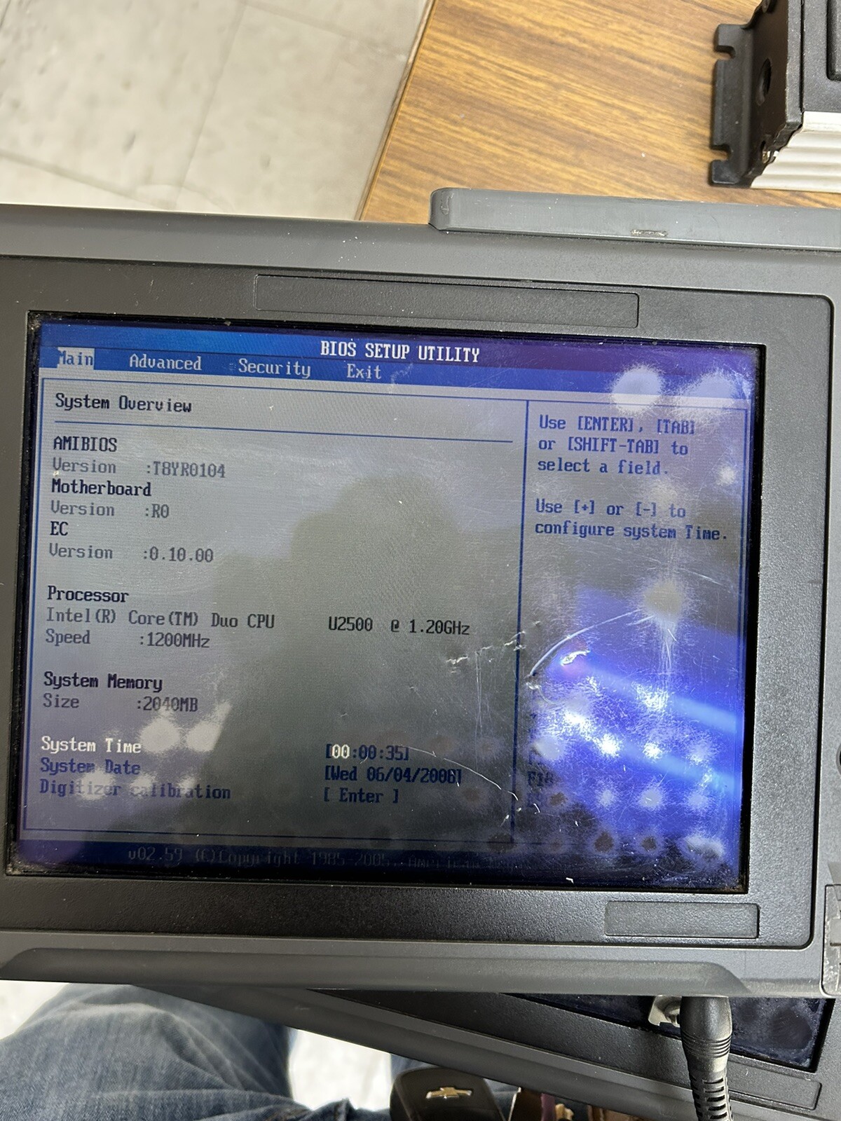 General Dynamics Itronix IX350 Duo Touch Rugged Tablet PC Touchscreen Core Duo