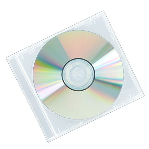 Shatter Proof PP Jewel Case, 10.4 mm Standard Single Disc Clear CD Jewel Case
