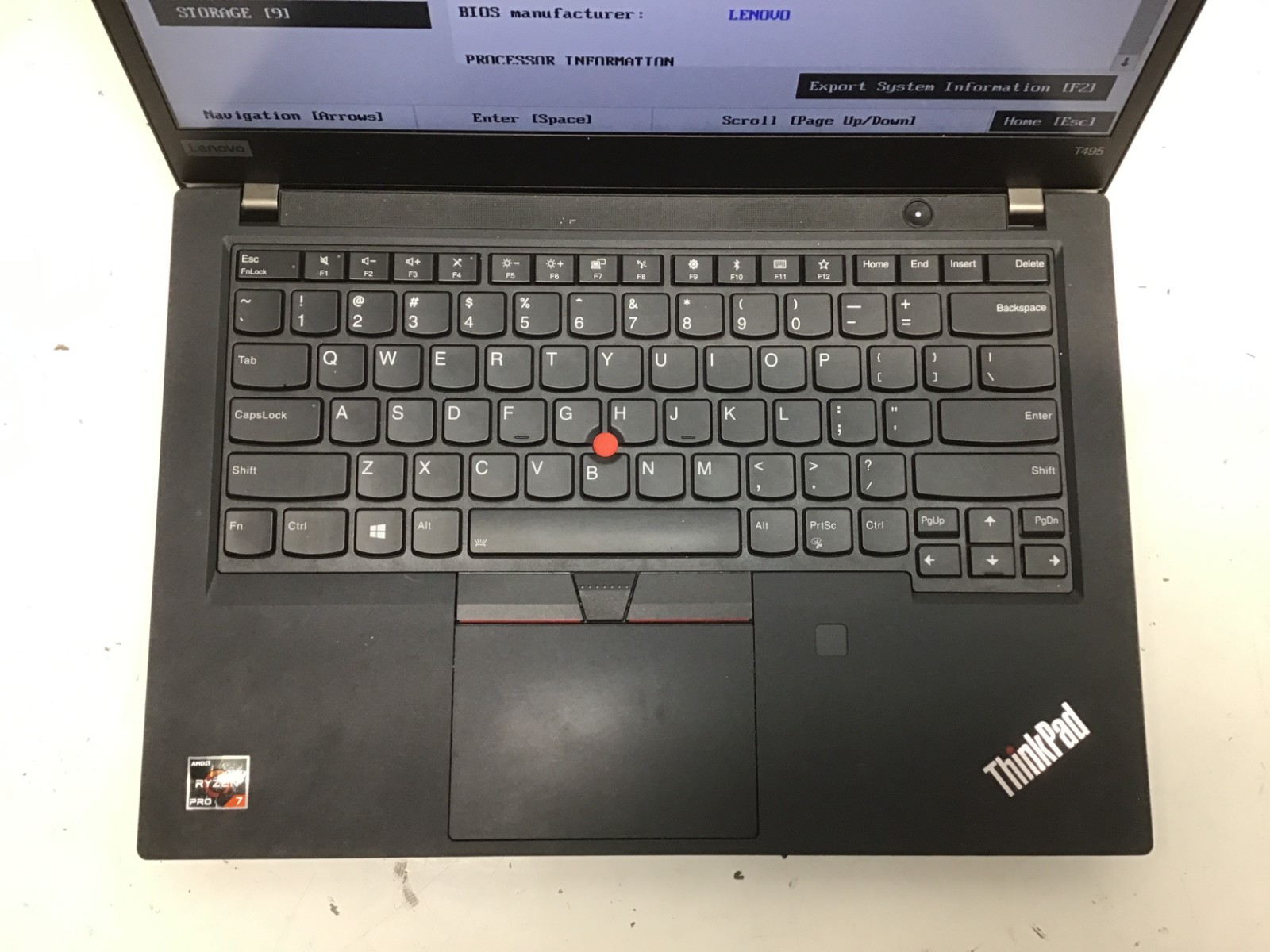 Lenovo ThinkPad T495 AMD Ryzen 7 PRO 3700U 6 GB 256 GB SSD No OS