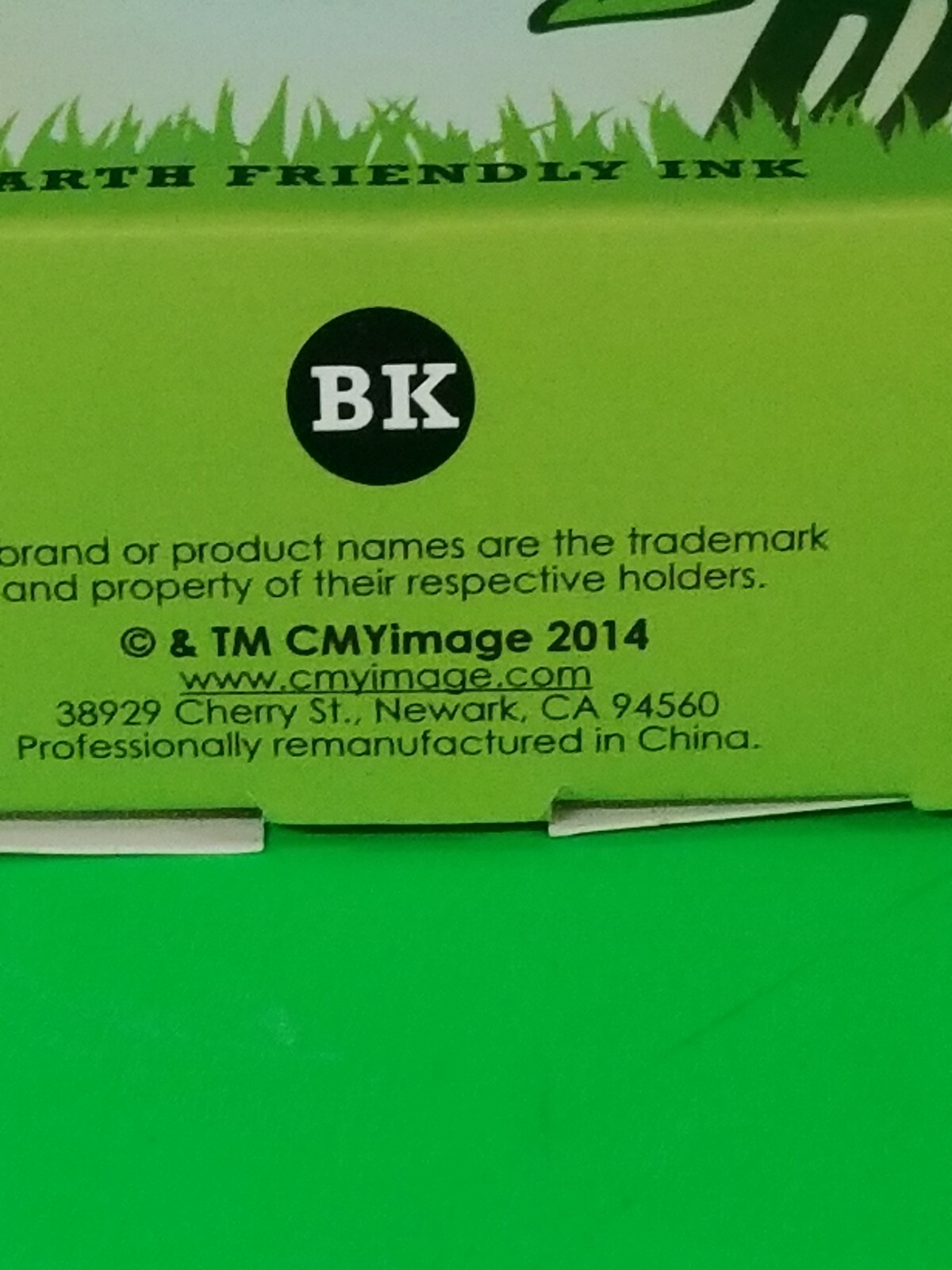 CMY IMAGE BLACK ECO EARTH FRIENDLY INK CARTRIDGE H-21. (C4)