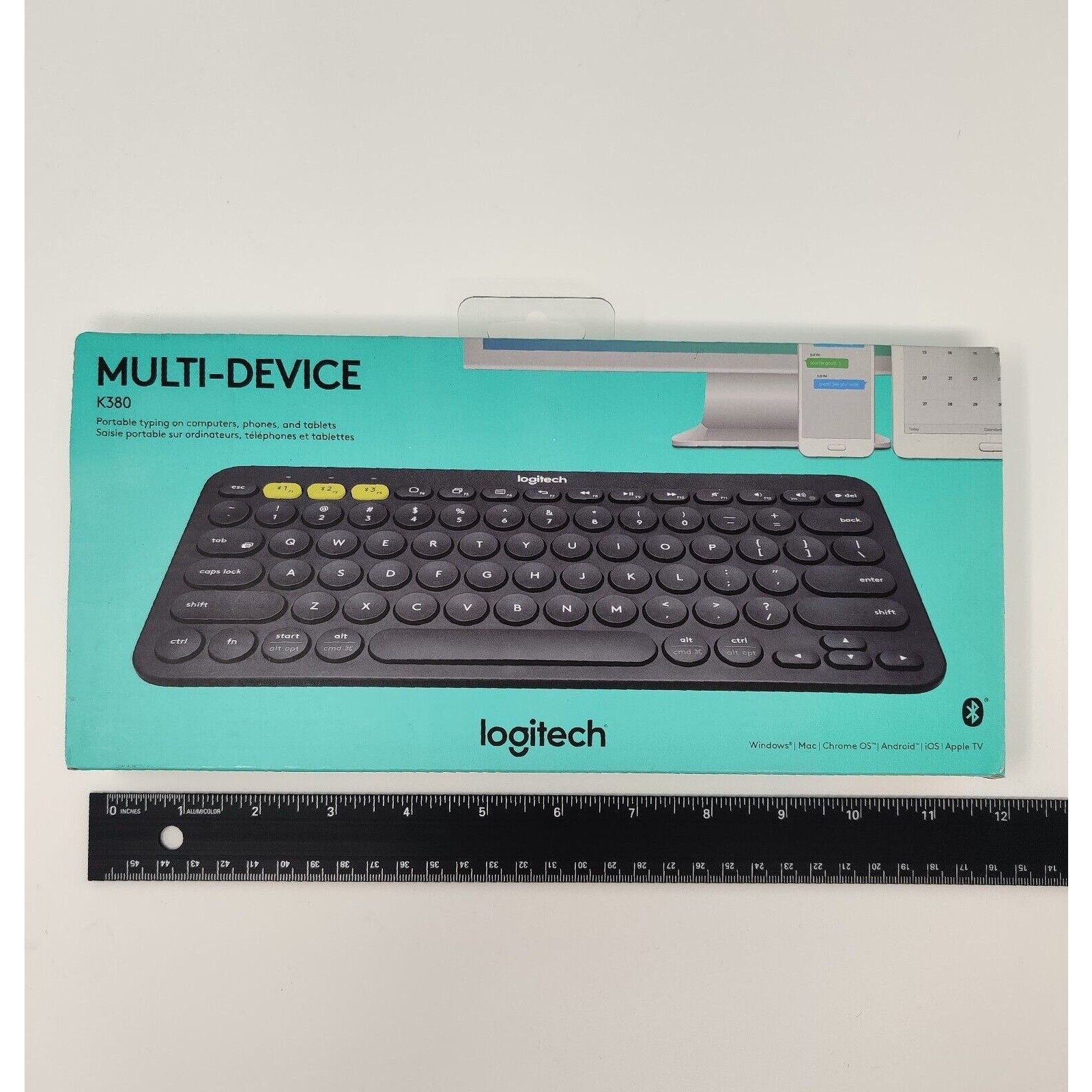 Logitech K380 Multi-Device Wireless Bluetooth Keyboard Android IOS Mac Windows
