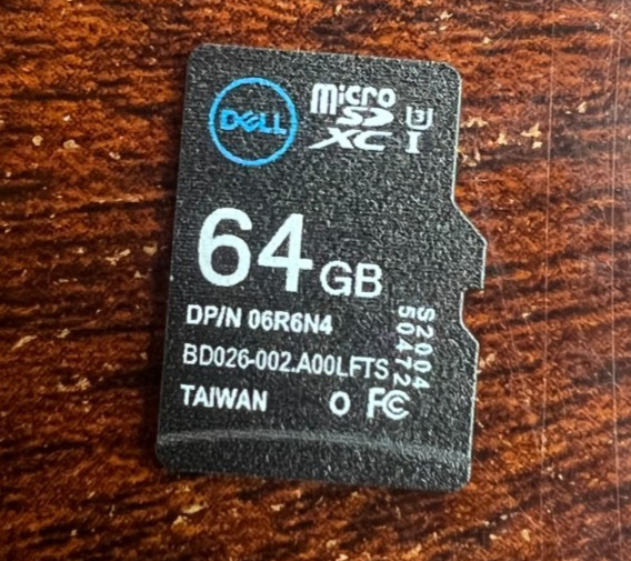 DELL 6R6N4 64GB Micro SD Card