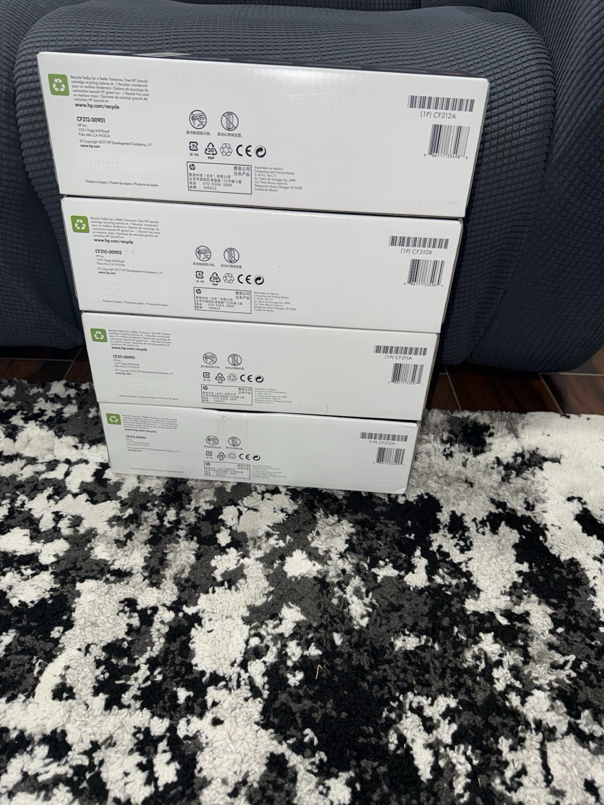 GENUINE SET 4 HP 131A TONERS CF210X CF211A CF212A CF213A 200 M251 MFP 276 Read