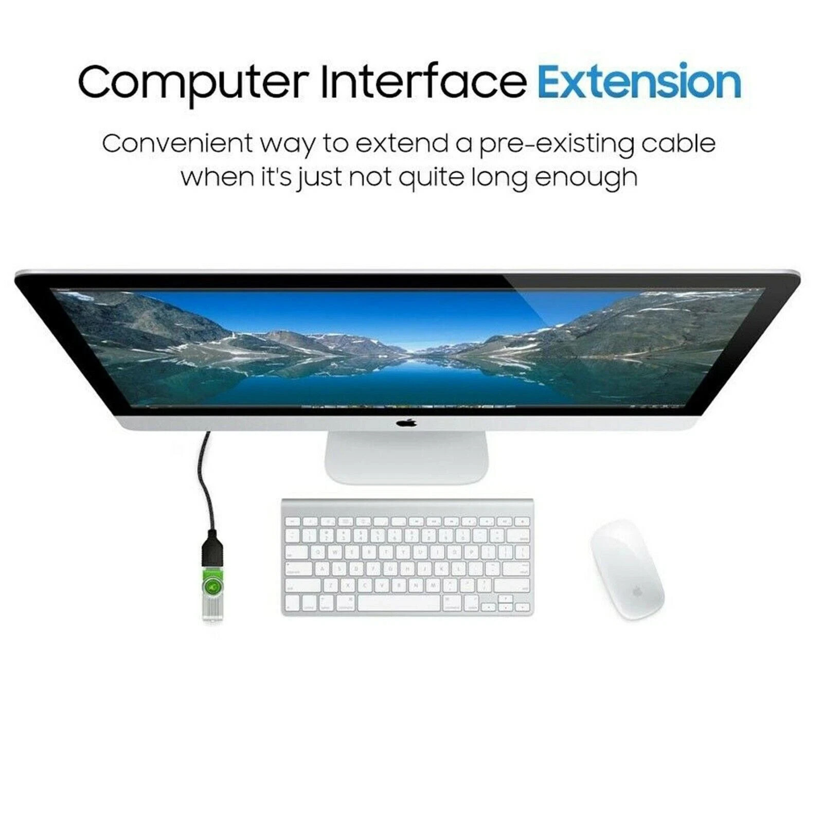 USB 2.0 3.0 Extension Extender Cable Cord USB A Male to Female 1-16FT HIGH SPEED