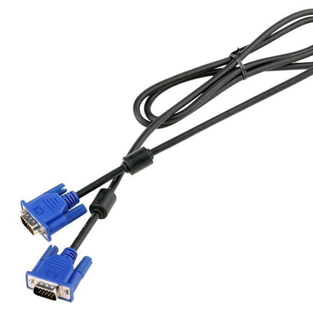 HD15 15Pin Gold Plated DB15 VGA Male to Male Monitor Cable to TV Computer Mon…