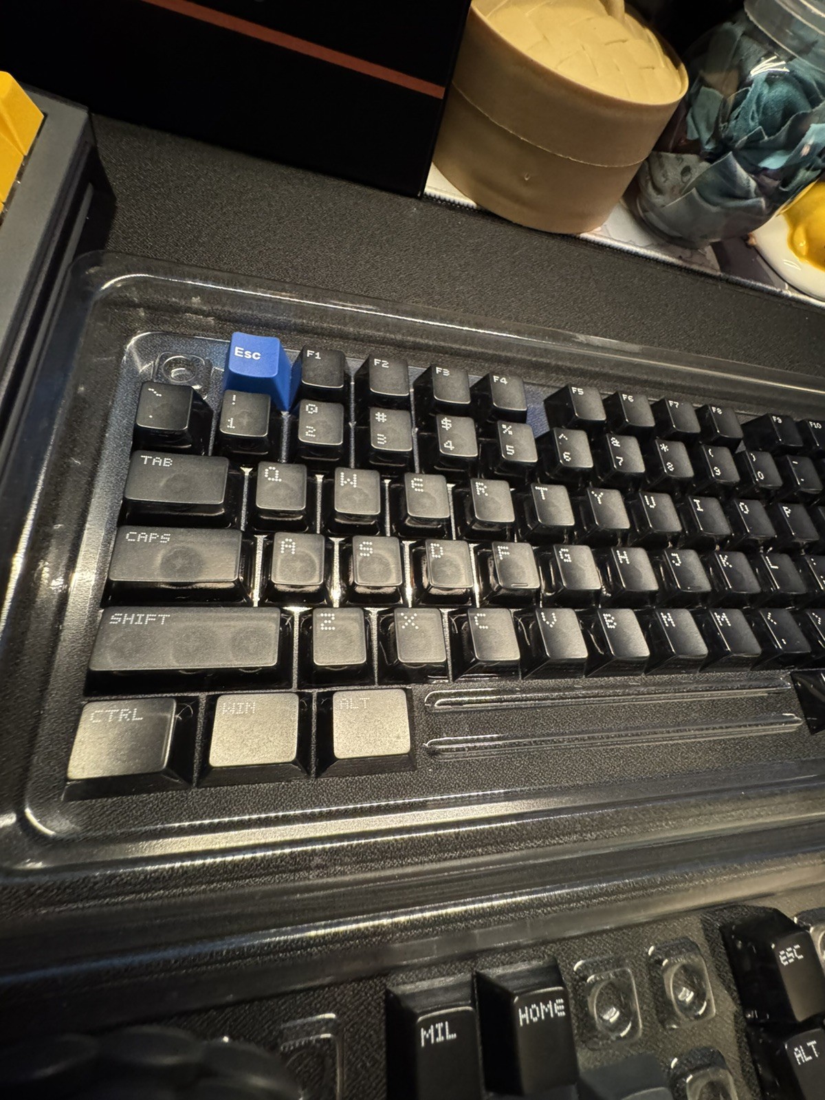 NuPhy WH80 Wireless Magnetic Gaming Keyboard HE 80% Black Open Box Dot Keycaps