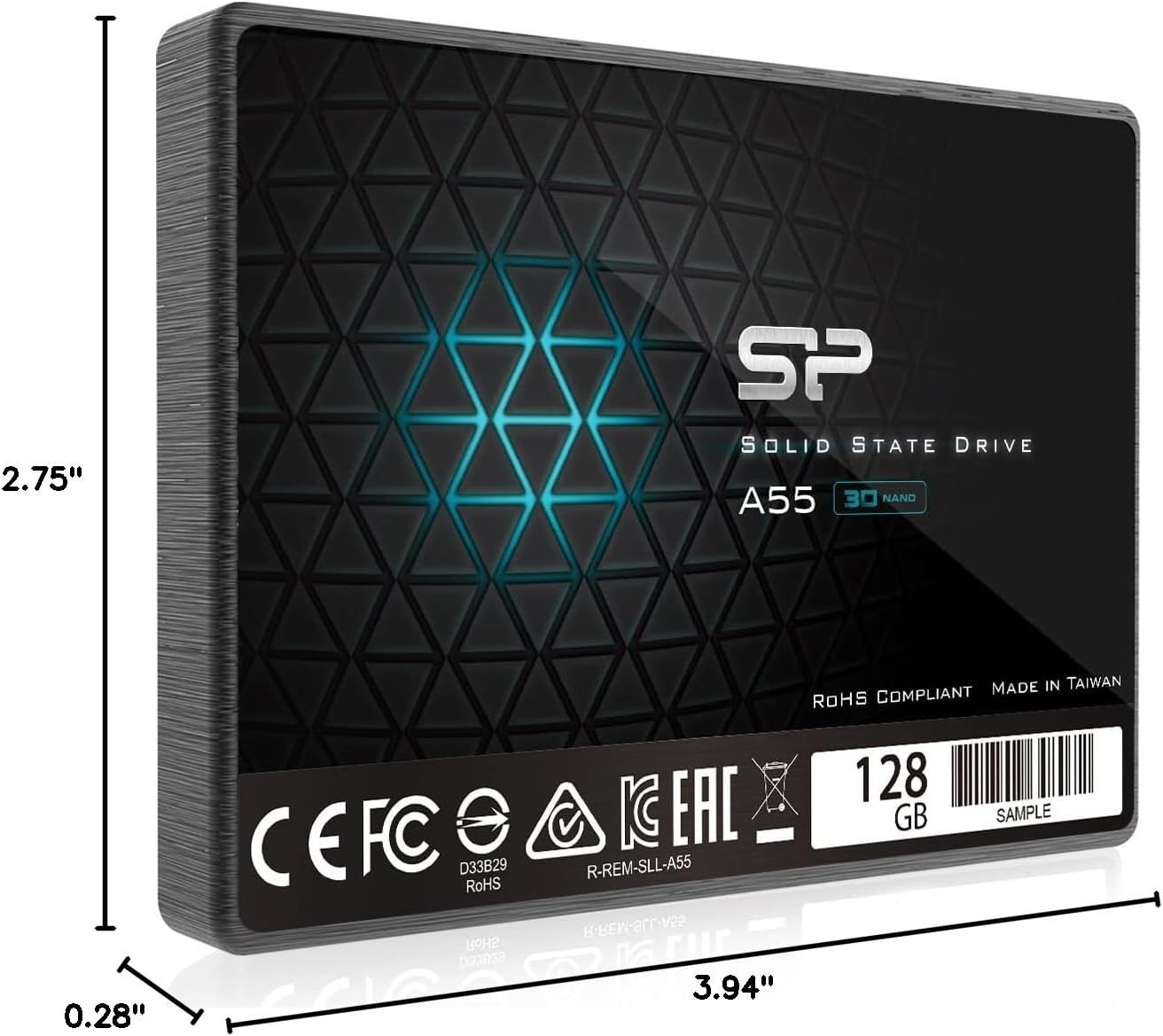 Performance-Boosting Silicon Power 128GB SSD – Shock Resistant & 2.5″ SATA Drive