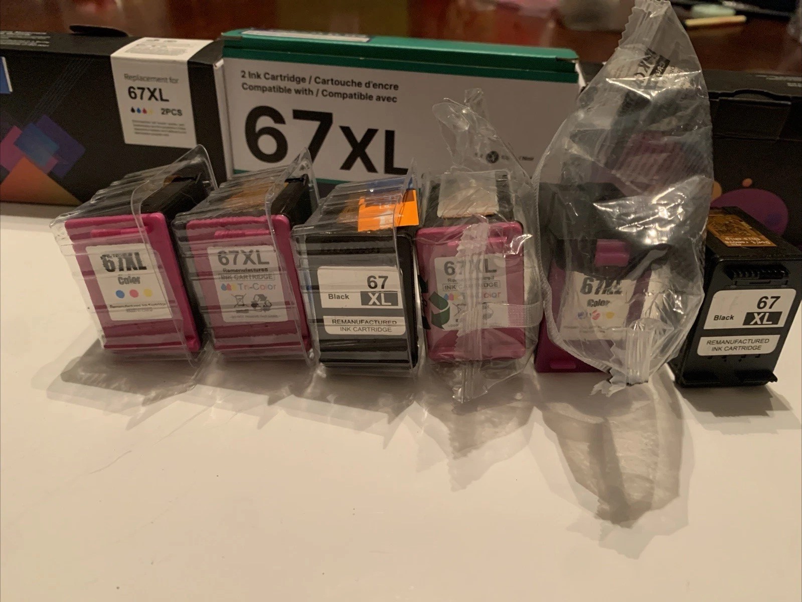 HP 67XL (3YM58AN) Color High Yield Ink Cartridge6 J