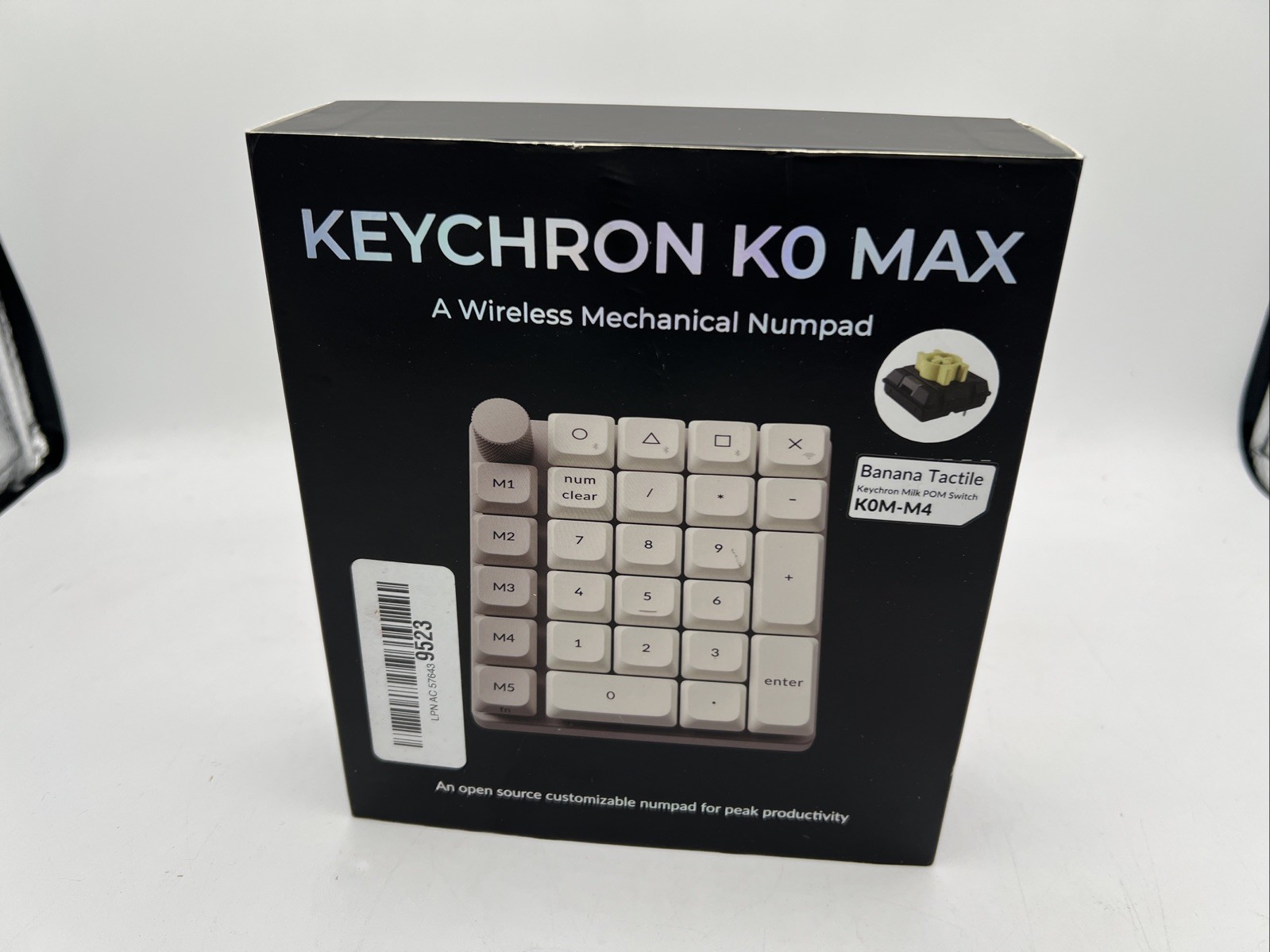 Keychron K0 Max Wireless Mechanical Numpad Number Keypad K0M-H4 Banana Tactile