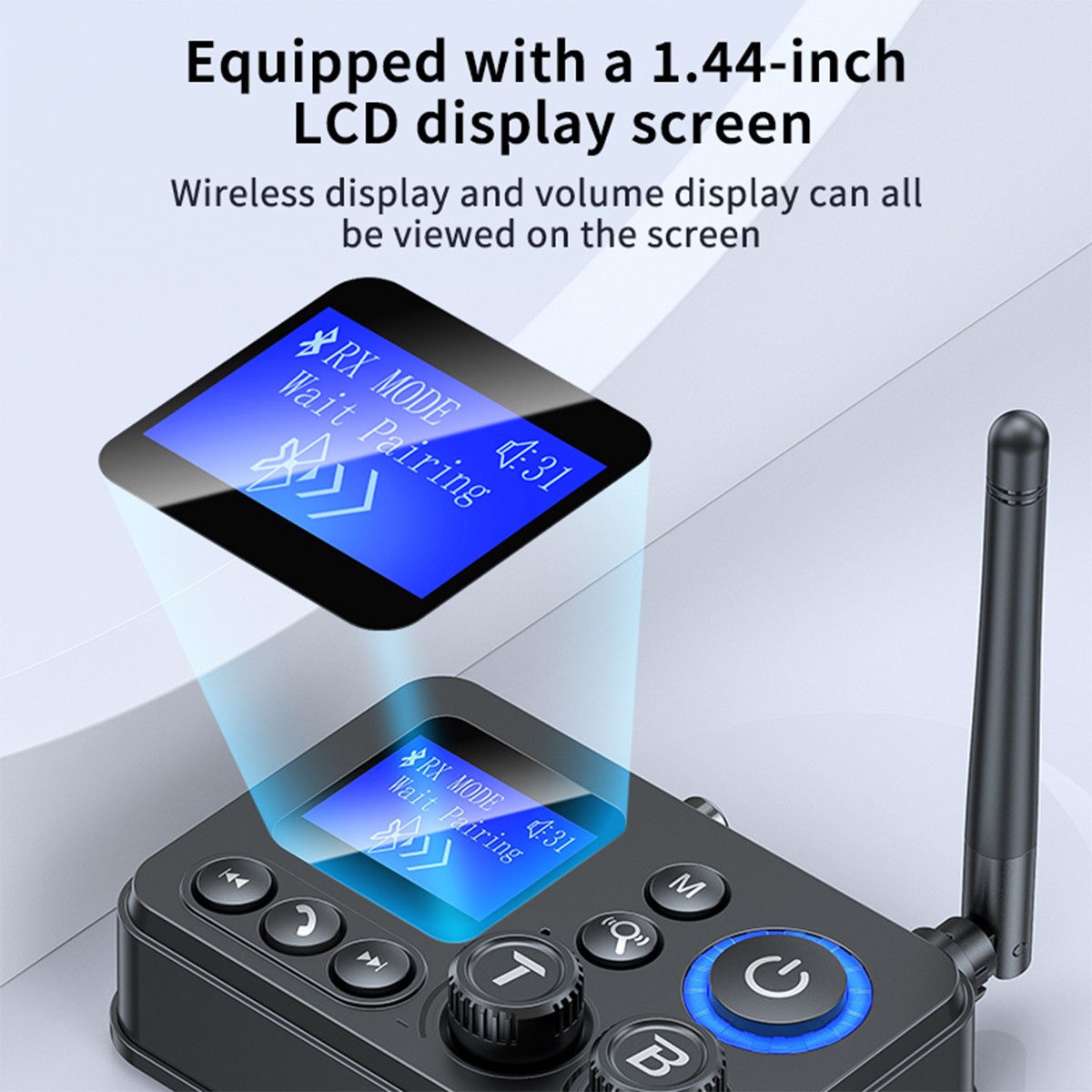 Bluetooth 5.3 Transmitter Receiver 3.5mm AUX RCA TV Home Stereo Audio Adapter-