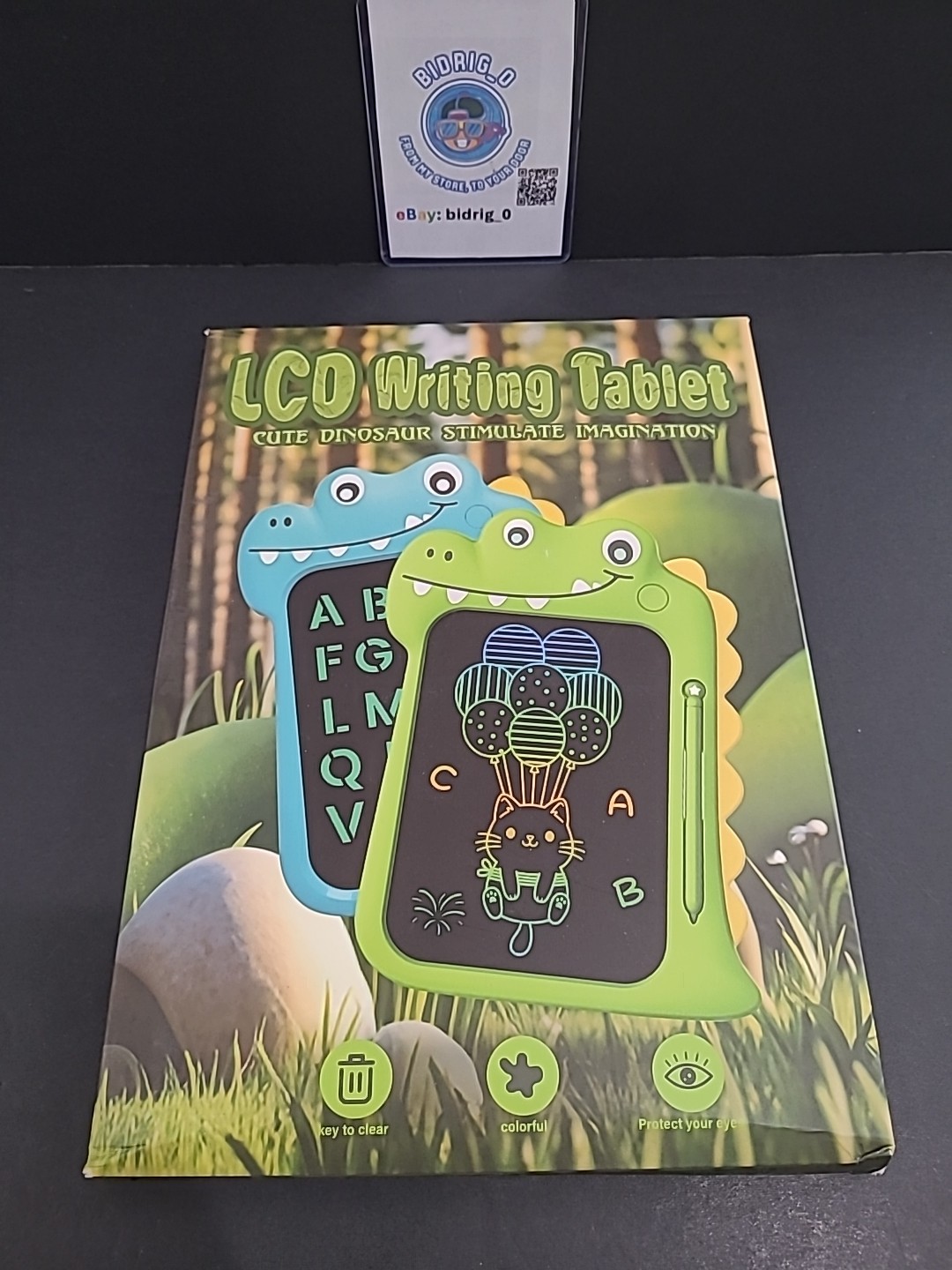 LCD Writing Tablet 11.5 Inches- Cute Dinosaur Stimulate Imagination – New Sealed