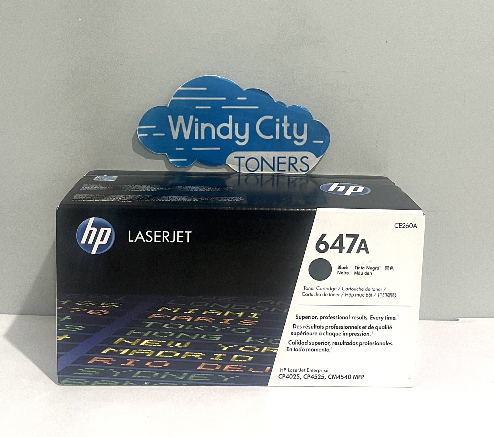 Genuine HP 647A CE260A Black Toner Cartridge 8,500 Pages For CP4025 CP4525 NEW