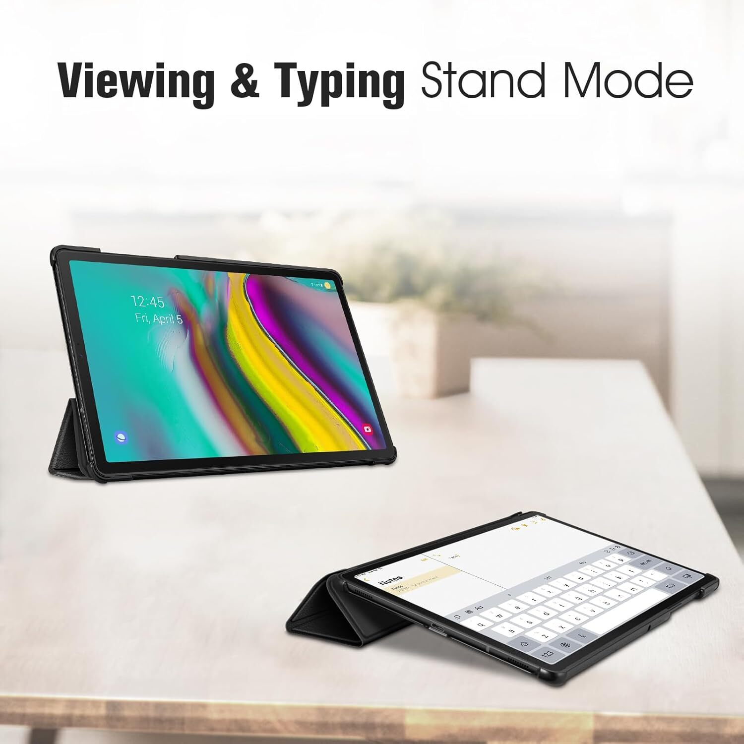 Case for Samsung Galaxy Tab S5e 10.5 Inch (2019) Ultra Thin Tri-Fold Shell Cover