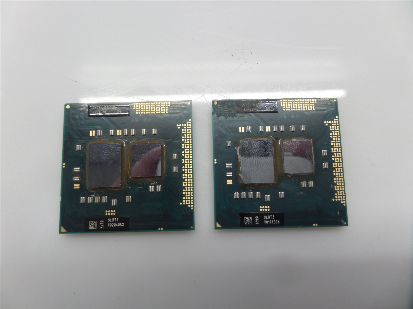 Lot Of 2 Intel Core i5-450M 2.4GHz Socket G1 Laptop CPU’s SLBTZ