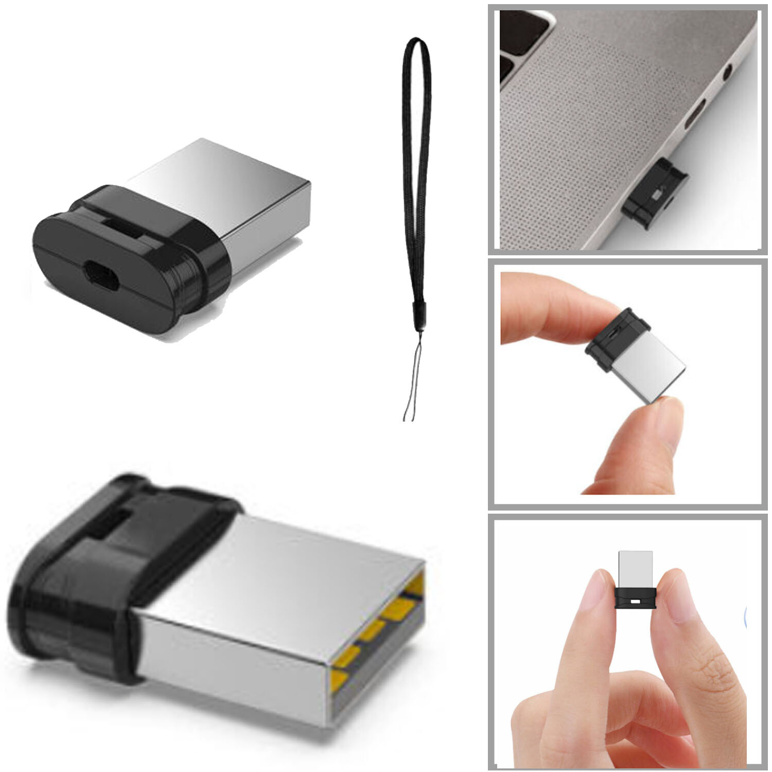 Small Mini USB 2.0 32GB USB Flash Pen Drive U Disk Memory Thumb Drive Anti-lost