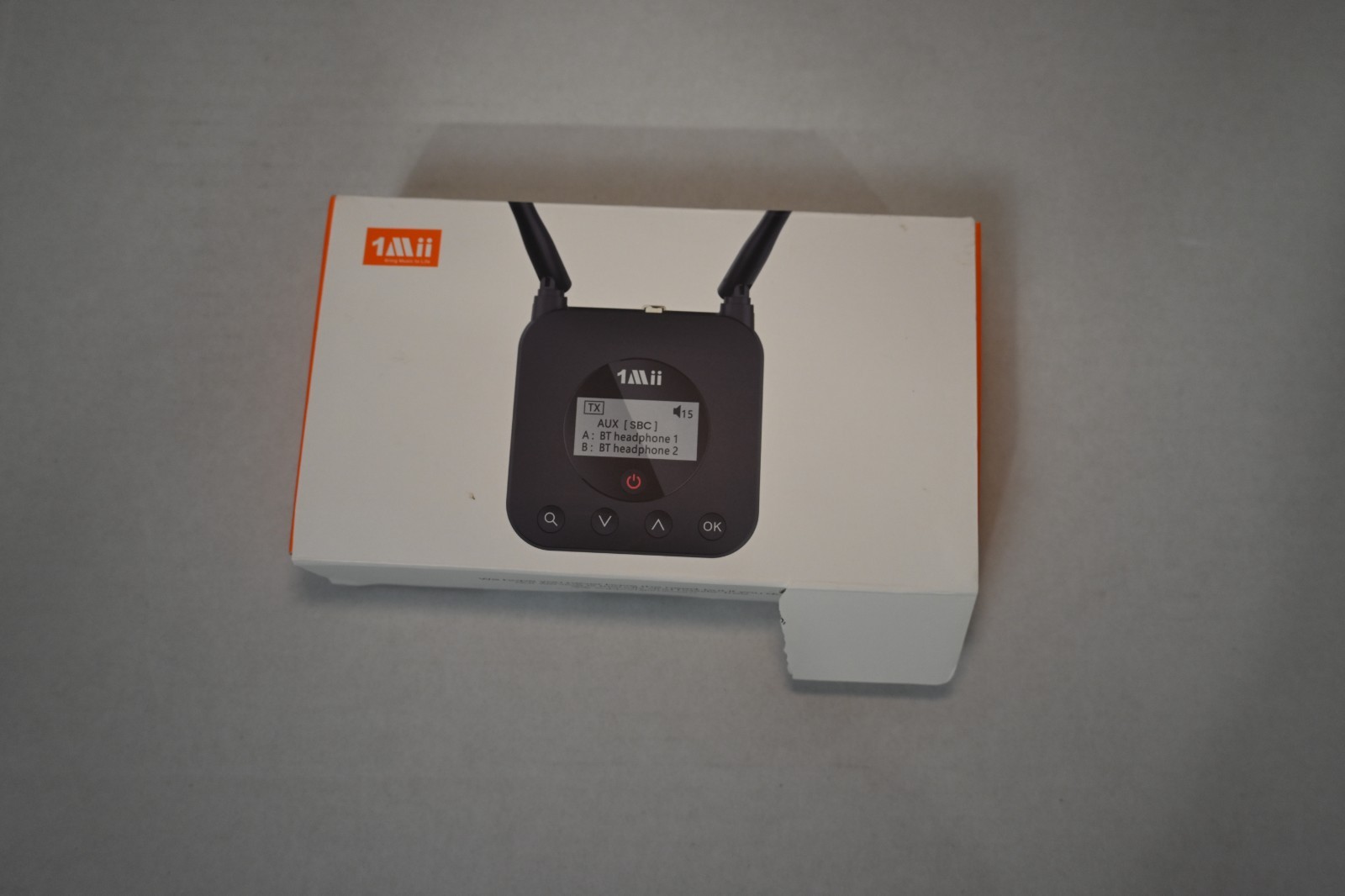 NEW 1Mii B06TX+ Long Range Bluetooth 5.2 Transmitter Tv/pc/projector To Wireless