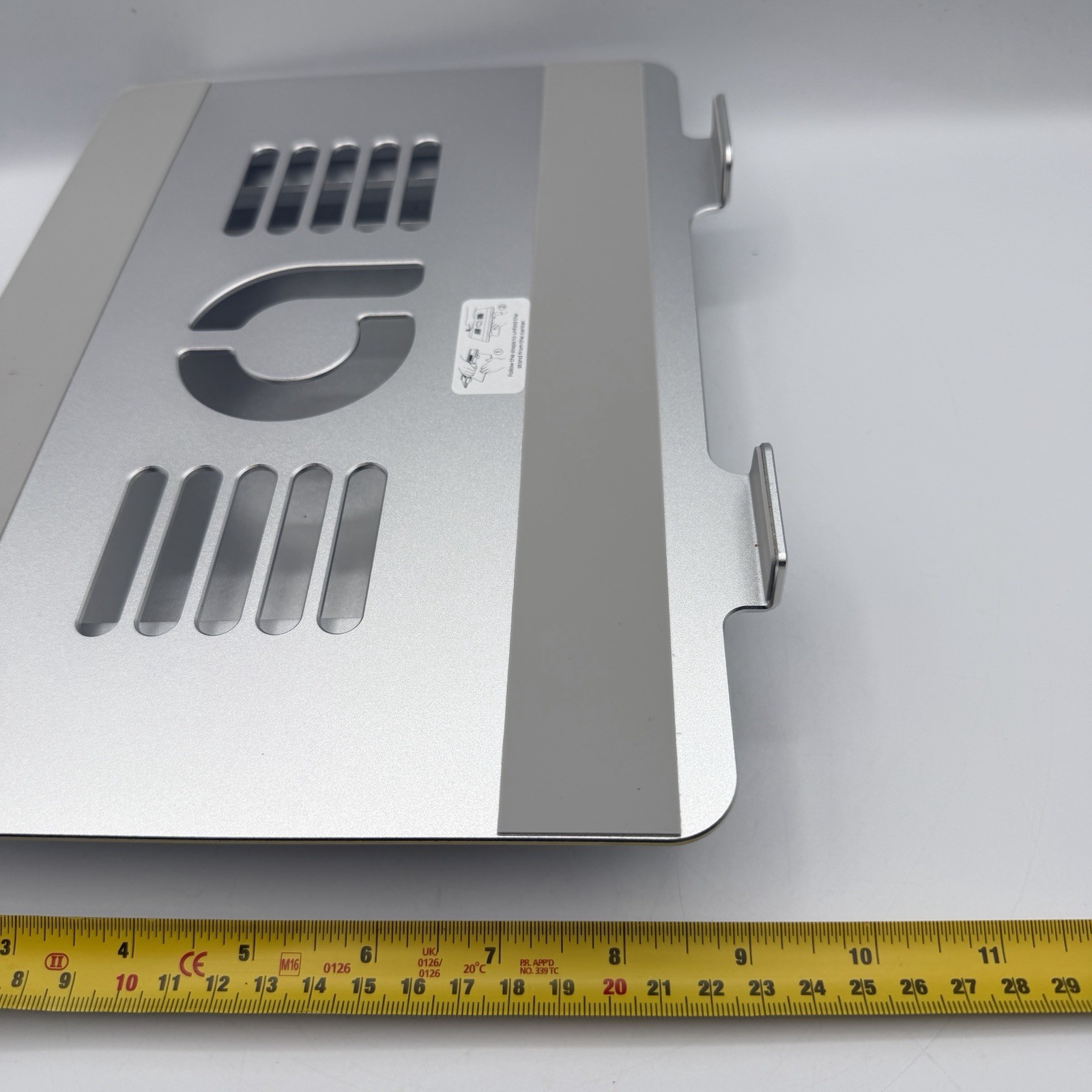 Lamicall Adjustable Aluminum Laptop Tablet Stand – LN09-Silver – Nice