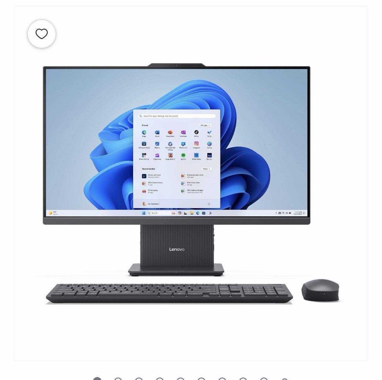 Lenovo IdeaCentre 27″ FHD Non-Touch All-In-One Windows Desktop Core i5-13420H