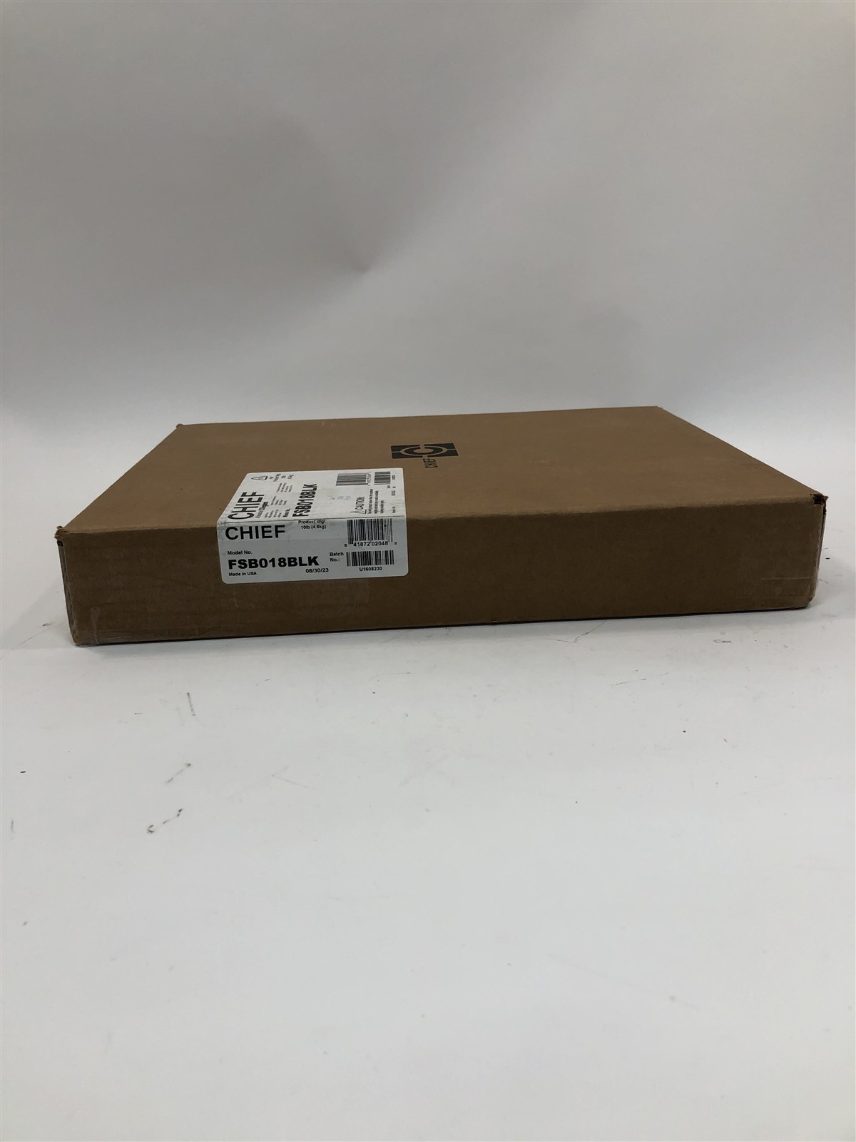 Open Box Chief FSB018BLK Small Free Standing Single Display Table Stand, Black