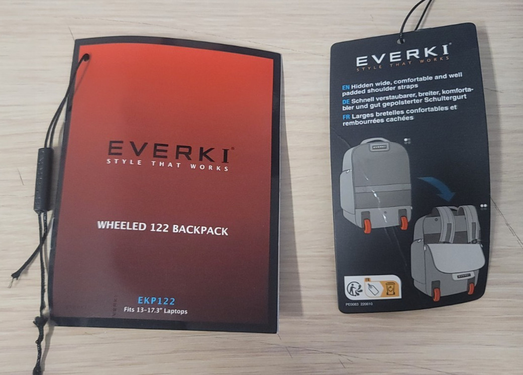 Everki Atlas Wheeled 17.3″ Laptop Backpack – EKP122