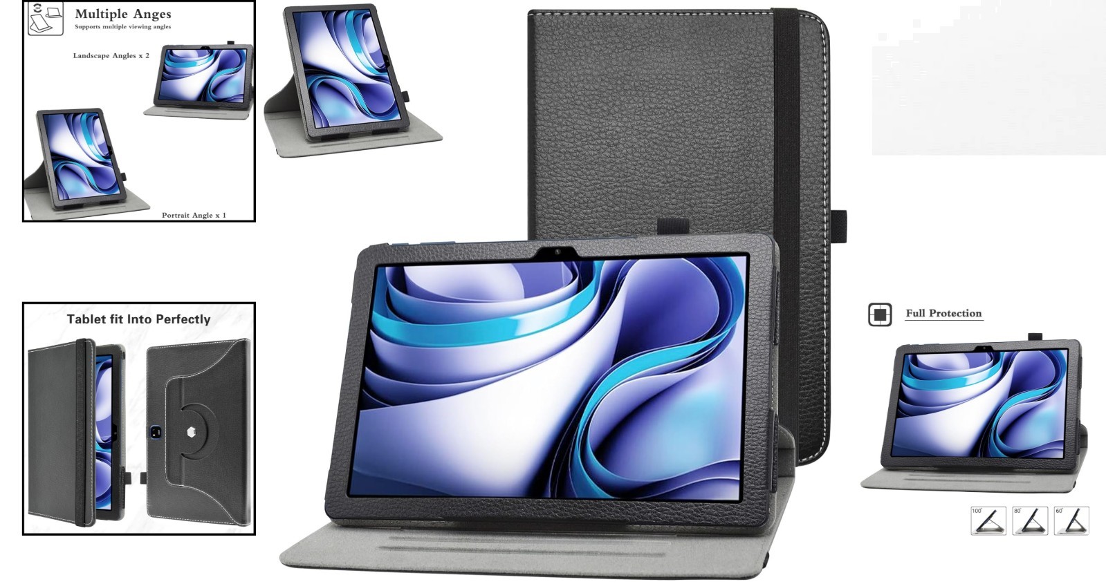 Soft Synthetic Leather 360° Case for BLU M10L Pro 10.1″ Tablet – Durable & Chic