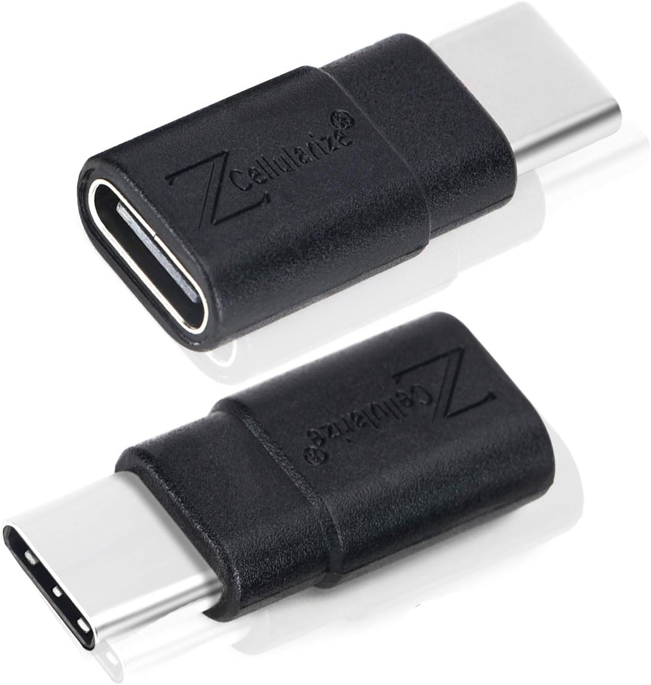USB C Extender Adapter Straight (2 Pack) Type-C Male to Female Cable Extension
