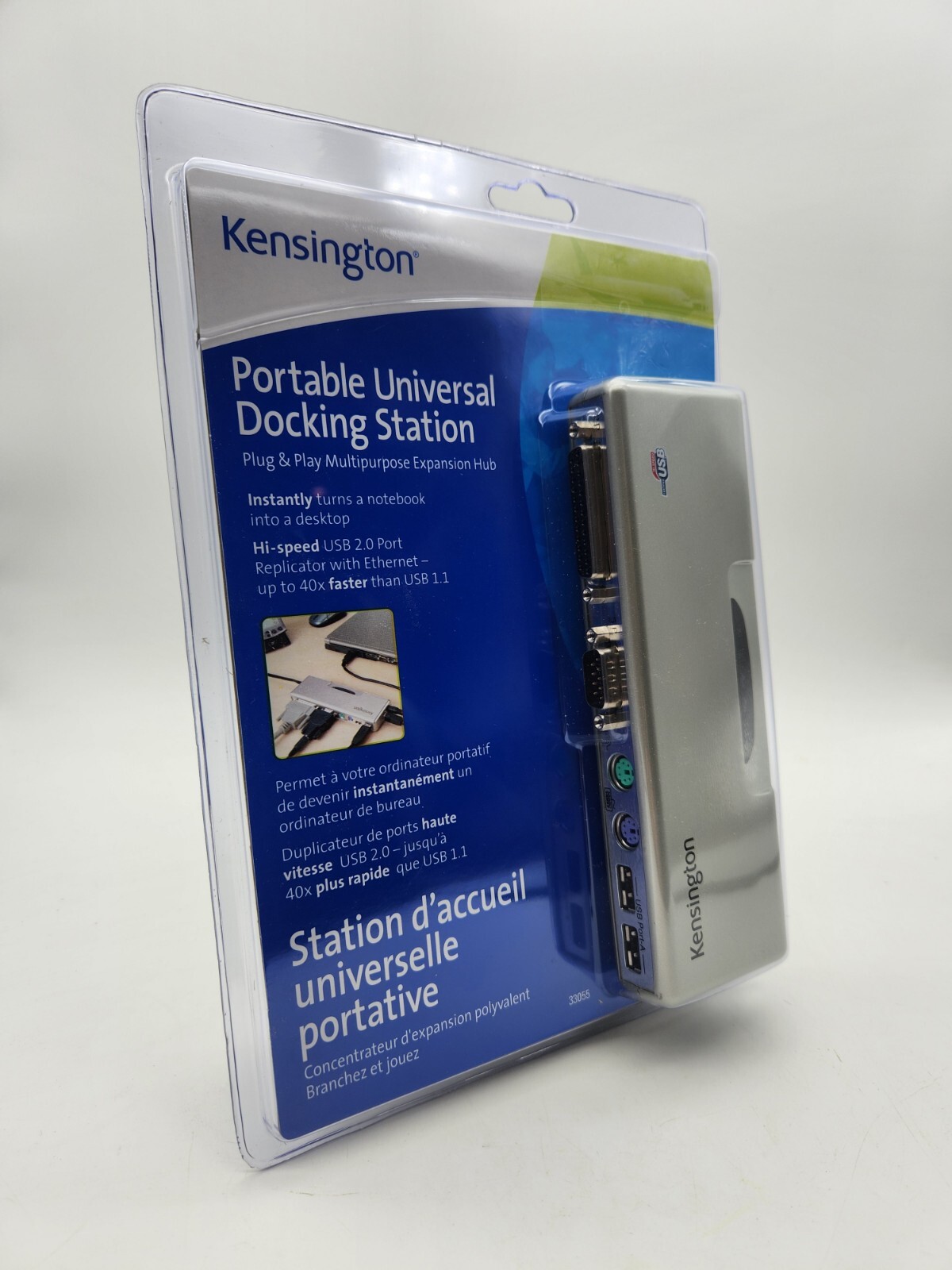 Kensington Portable Universal Docking Station Plug And Play Expansion Hub