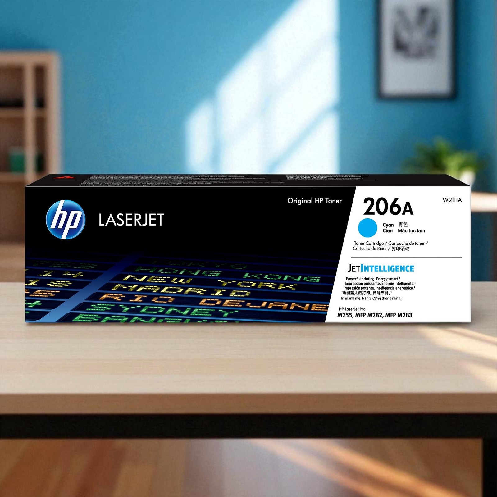 New Open Box HP 206A Cyan Original LaserJet Toner Cartridge, W2111A