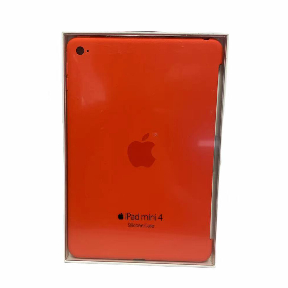 Genuine Original Apple Silicone Case Cover For iPad mini 4 – Turquoise & Orange