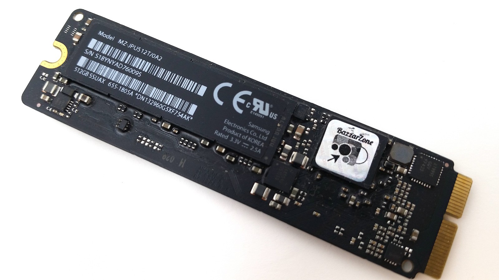 512GB SSD Pcie For Apple MacBook Air A1466 – 2013, 2014, 2015, 2017 Original