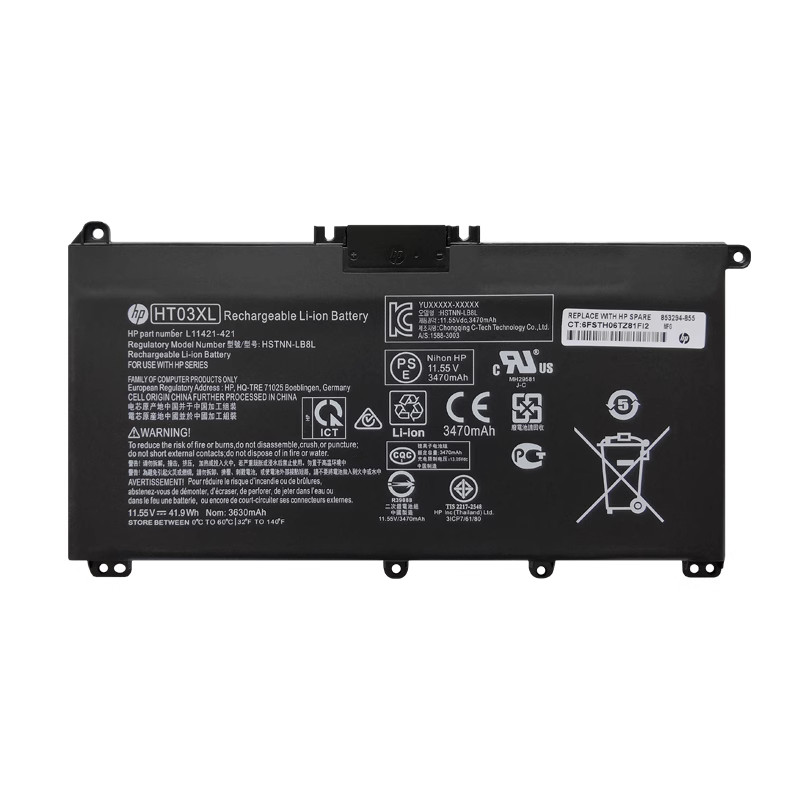 OEM Genuine HT03XL Battery for HP Pavilion HSTNN-LB8M HSTNN-UB7J L11421-544