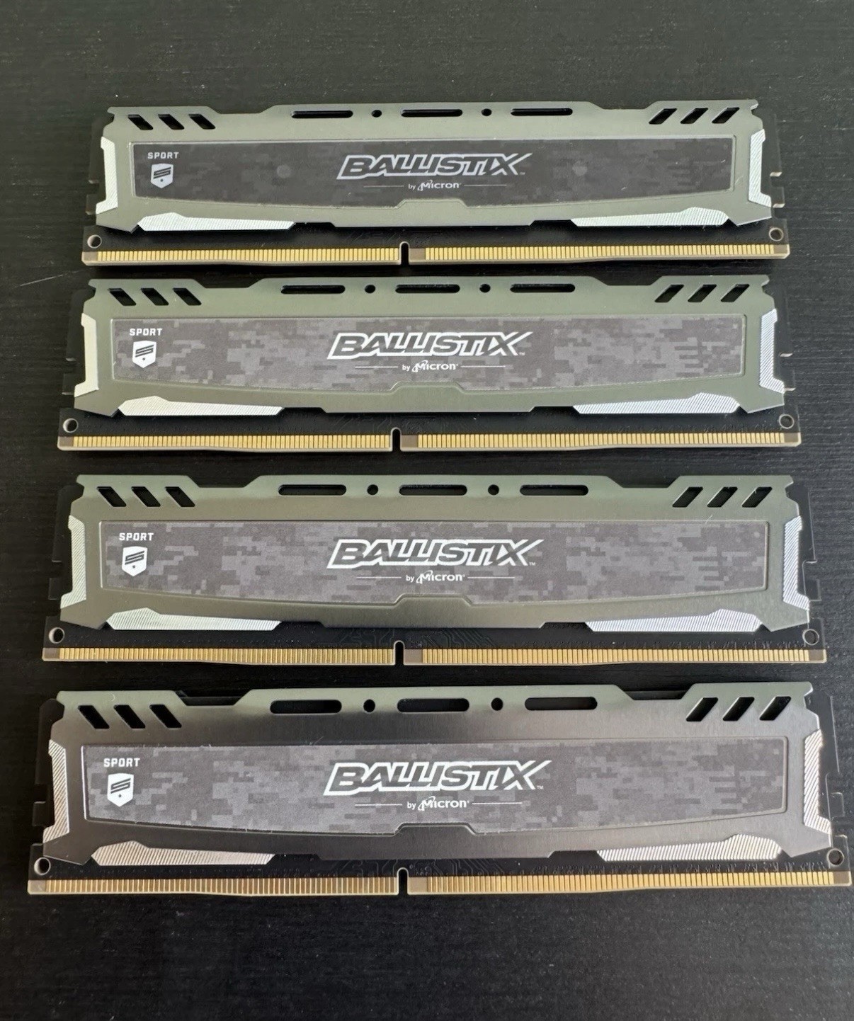 Crucial Micron Ballistix Sport 16GB (4x4GB) DDR4 RAM Memory 2400MHz