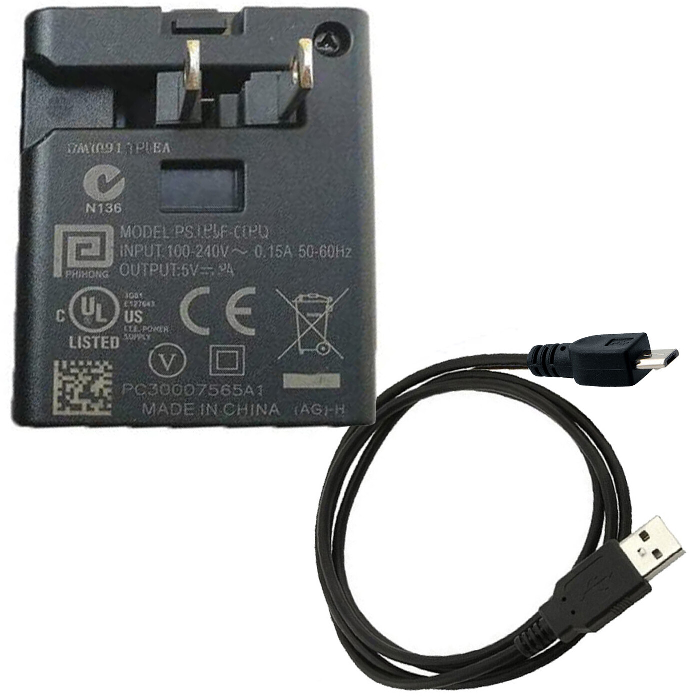 USB Cable or AC Adapter For BLITZU Gator 320 390 450 USB Rechargeable LED Bike