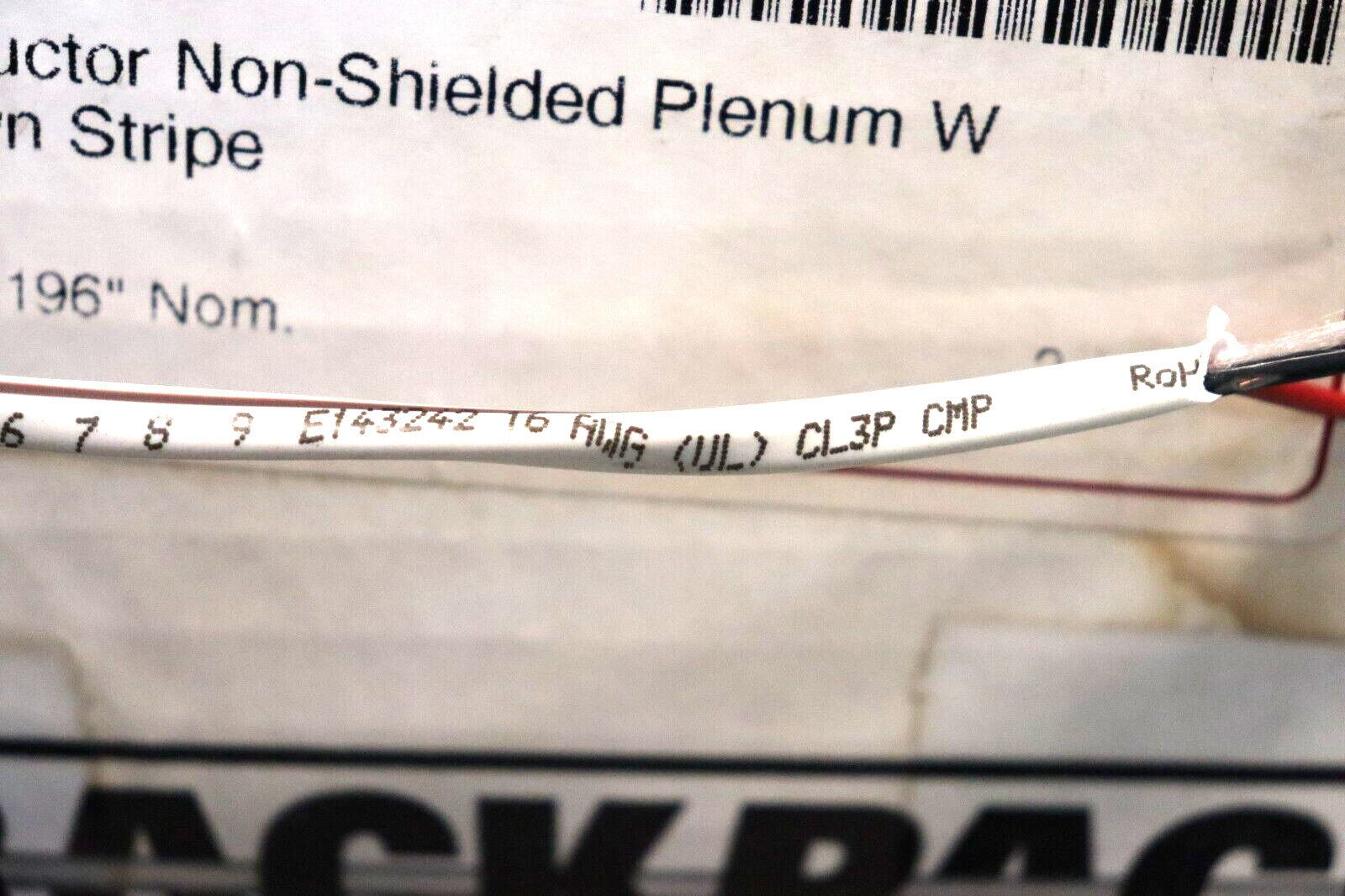 Smartwire 16AWG 2 Conductor Non-Shielded Plenum, Item # 441367-S Cable